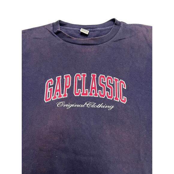 Vintage 90s GAP CLASSIC Original Clothing Distressed Streetwear T-Shirt - XL - Picture 2 of 7
